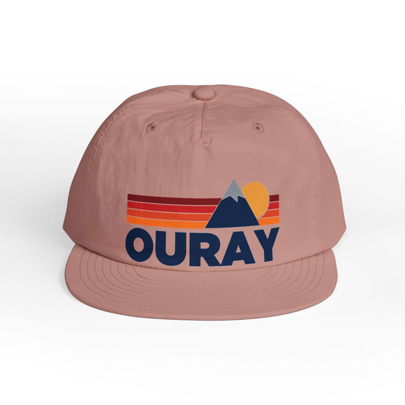 Ouray, Colorado Mountain Surf Cap | Retro Light Weight Cap