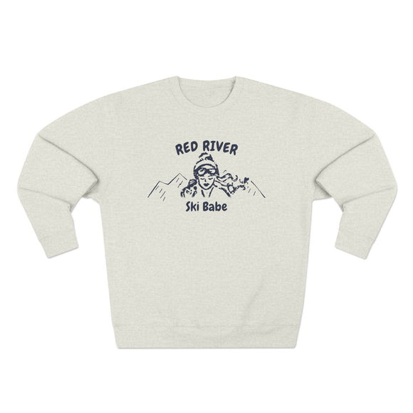 Premium Red River, New Mexico Ski Babe Sweatshirt