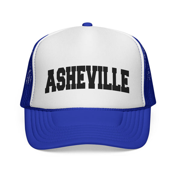 Asheville, North Carolina Collegiate Style Trucker Hat