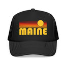 Maine Retro Sunset Trucker Hat-1