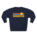 Premium Charleston, South Carolina Retro Sun Graphic Sweatshirt-6