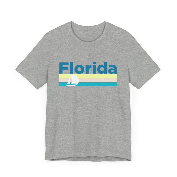 Florida T Shirt - Sailboat Graphic Florida Tee