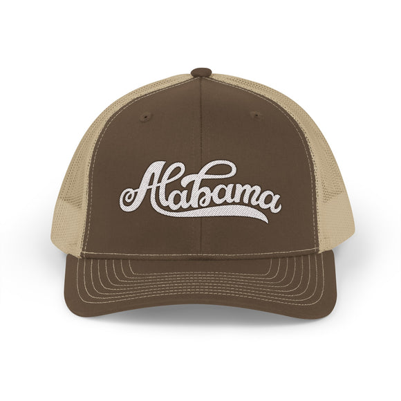 Alabama Snapback Trucker Cap - Embroidered Alabama Hat
