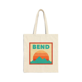 Bend, Oregon Tote Bag, Cotton Canvas Tote Bag, Reusable Shopping Bag, Eco-Friendly Tote, Bend, Oregon Gift