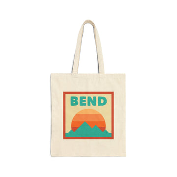 Bend, Oregon Tote Bag, Cotton Canvas Tote Bag, Reusable Shopping Bag, Eco-Friendly Tote, Bend, Oregon Gift