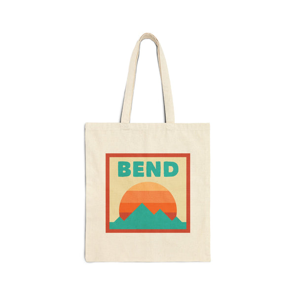 Bend, Oregon Tote Bag, Cotton Canvas Tote Bag, Reusable Shopping Bag, Eco-Friendly Tote, Bend, Oregon Gift