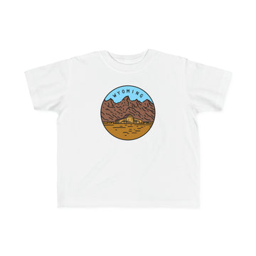 Wyoming Toddler T-Shirt - Unisex Toddler Wyoming Shirt
