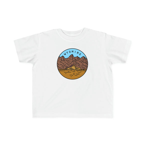 Wyoming Toddler T-Shirt - Unisex Toddler Wyoming Shirt