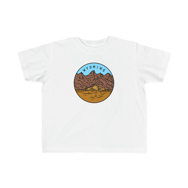 Wyoming Toddler T-Shirt - Unisex Toddler Wyoming Shirt