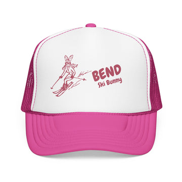 Bend, Oregon Ski Bunny Foam Trucker Hat