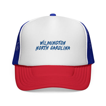 Buy blue-red Wilmington Trucker Cap | North Carolina Hat