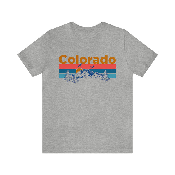 Colorado T-Shirt - Mountain Sunset Unisex Colorado Shirt