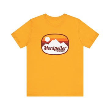 Buy gold Montpelier, Vermont T-Shirt - Unisex Montpelier Shirt