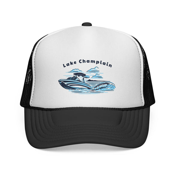 Lake Champlain Wakeboard Boat Trucker Hat