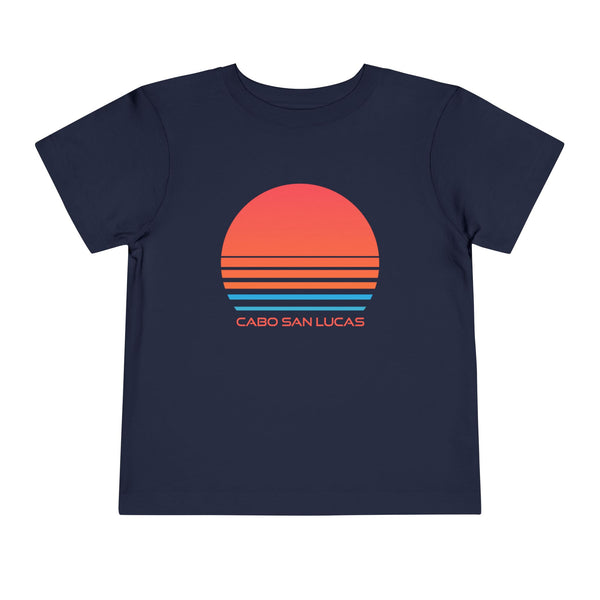 Cabo San Lucas, Mexico Toddler T-Shirt - Retro 80s Toddler Cabo San Lucas Shirt