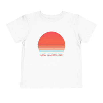 New Hampshire Toddler T-Shirt - Retro 80s Unisex Toddler New Hampshire Shirt - 0