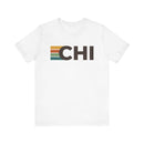 Chicago, Illinois tee - CHI t shirt retro stripes-2