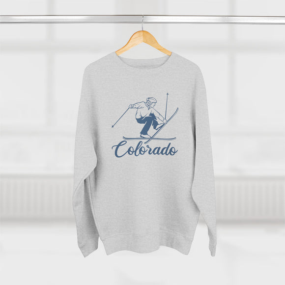 Premium Colorado Vintage Snow Ski Sweatshirt
