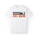 Ski Bum Graphic Tee, Comfort Colors Retro Unisex T shirt, Mountain Adventure Shirt-1