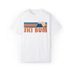 Ski Bum Graphic Tee, Comfort Colors Retro Unisex T shirt, Mountain Adventure Shirt