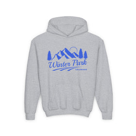Retro Winter Park, Colorado Youth Hoodie - Mountain Winter Park, Colorado Kids Sweatshirt, Cute Winter Park, Colorado Children's Pullover