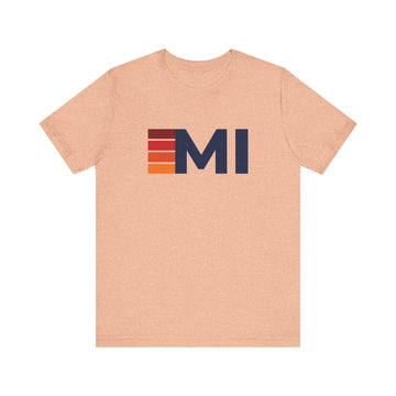Michigan Retro Stripes T-Shirt | Michigan State Tee