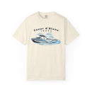 Coeur d Alene, Idaho T-Shirt, Comfort Colors 100% Cotton Wakeboard Boat Tee-2