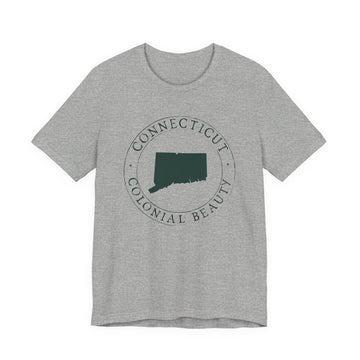 Buy athletic-heather Connecticut T-Shirt — State Graphic Tee