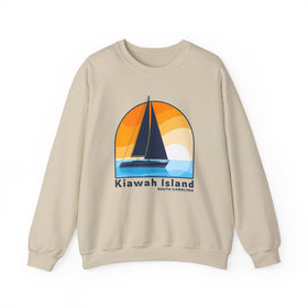 Kiawah Island, South Carolina Sweatshirt - Sailboat Kiawah Island Crewneck Sweatshirt - 0