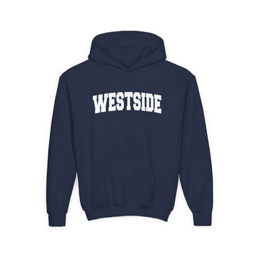 Buy navy Westside Youth Hoodie - Kids Westside Hooded Sweatshirt