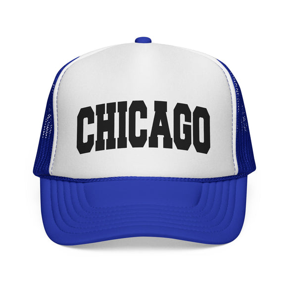 Chicago, Illinois Collegiate Style Trucker Hat