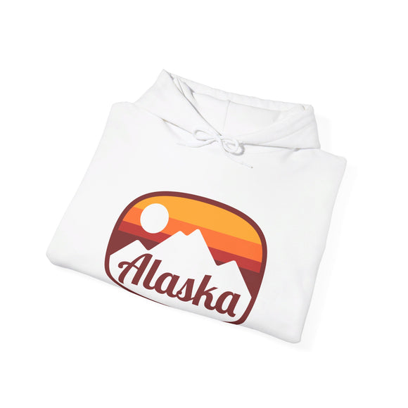 Alaska Hoodie - Retro Ombre Unisex Alaska Hoodie Sweatshirt