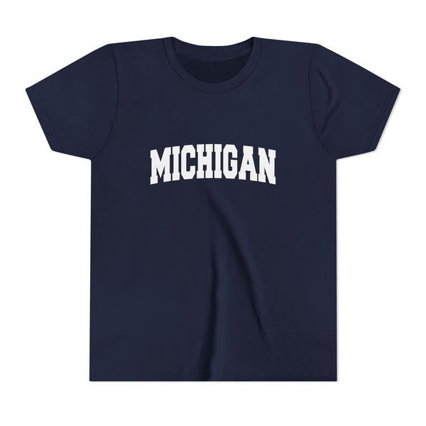 Michigan Youth Graphic Tee - Kids T Shirt