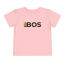 Boston, Massachusetts Toddler Tee - BOS Kids T Shirt-5