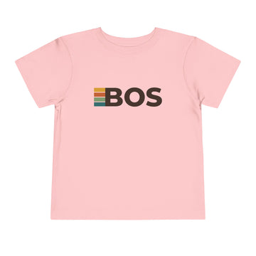 Buy pink Boston, Massachusetts Toddler Tee - BOS Kids T Shirt