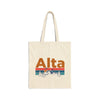 Alta, Utah Tote Bag - Cotton Canvas Alta Bag