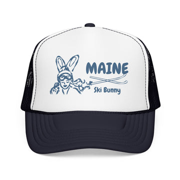 Buy navy-white-navy Maine Ski Bunny Trucker Hat