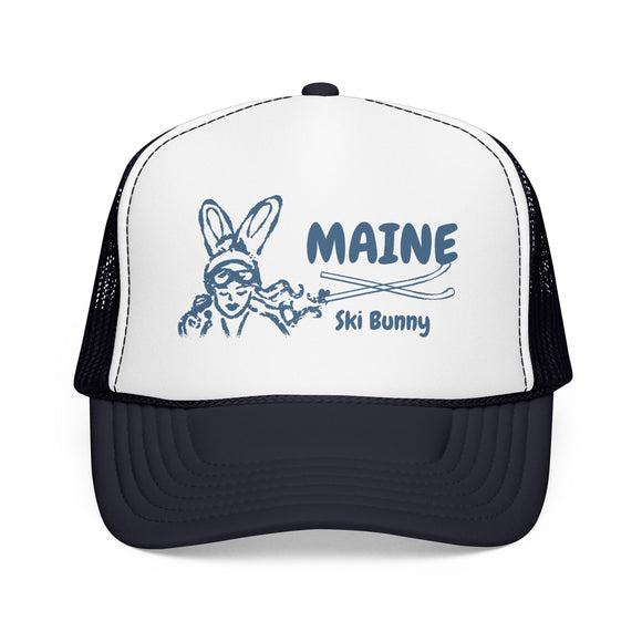 Maine Ski Bunny Trucker Hat