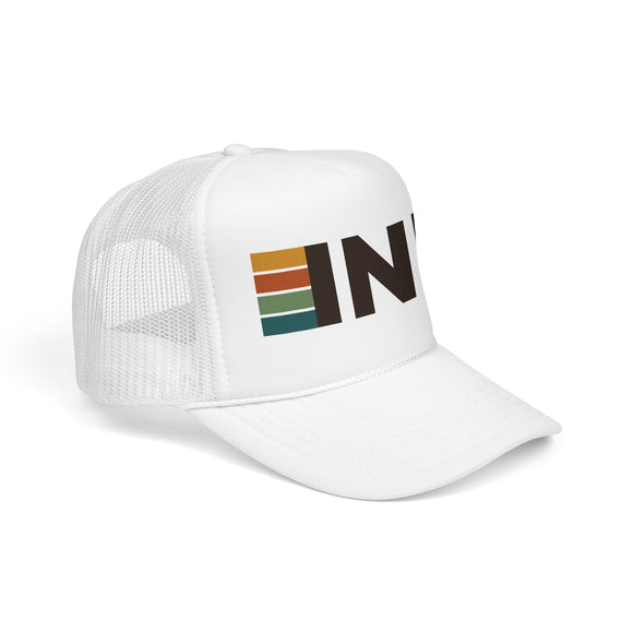Indianapolis, Indiana Trucker Hat - IND Abbr retro cap