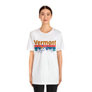 Vermont T-Shirt - Mountain Sunset Unisex Vermont Shirt-89