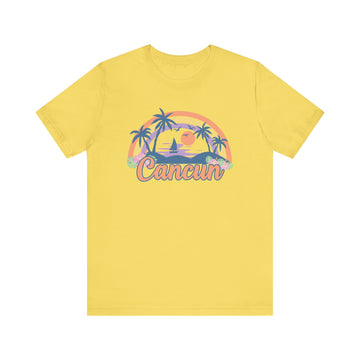 Cancun, Mexico T-Shirt - Retro Beach Unisex Cancun Shirt - 0