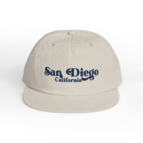 San Diego, California Retro Surf Cap