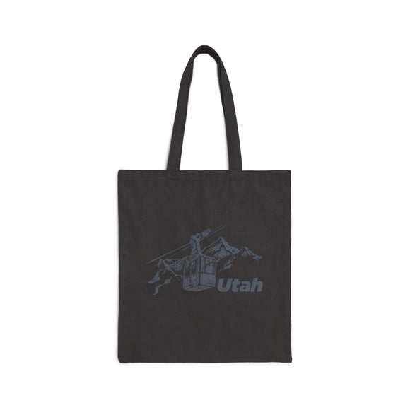 Utah Cotton Canvas Tote Bag - 15" x 16"