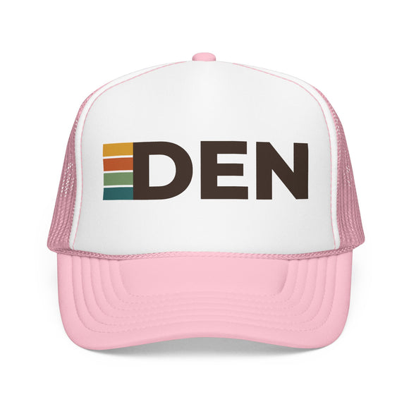Denver, Colorado Trucker Hat - DEN Abbr retro cap