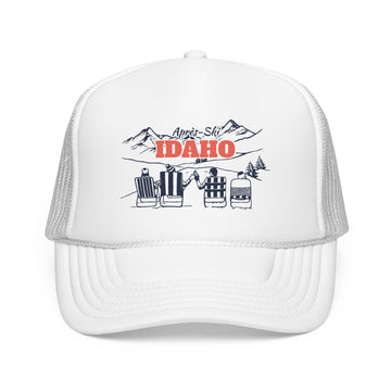 Buy white Idaho Après-ski Trucker Hat — Foam Mesh Cap
