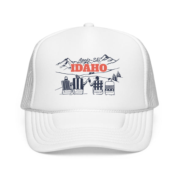 Idaho Après-ski Trucker Hat — Foam Mesh Cap