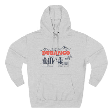 Premium Durango, Colorado Après-ski Hoodie - Unisex Sweatshirt - 0