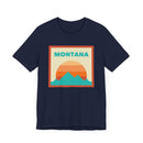 Retro Montana T-Shirt, Mountain Sun Tee, Unisex Graphic Shirt, Vintage Montana Top, Outdoor Adventure Clothing-14