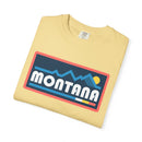 Montana Graphic Tee, Comfort Colors Retro Mountain Unisex T shirt-13