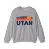 Utah Sweatshirt Retro Sun Unisex - Vintage Utah Inspired Warm Pullover Jumper